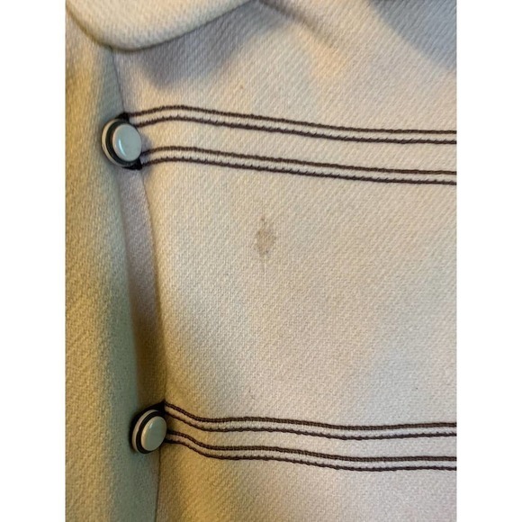 𝅺VINTAGE Junior Gallery off-white wool jacket - Picture 3 of 13